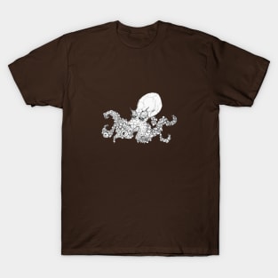 OCTOPUS - IN MONO, ON COLOUR T-Shirt